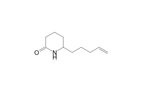 2-Piperidinone, 6-(4-pentenyl)-, (.+-.)-