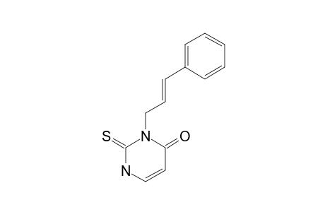 3-[(E)-3-phenylprop-2-enyl]-2-sulfanylidene-1H-pyrimidin-4-one