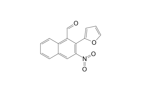3-Nitro-2-(furan-2-yl)-naphthalene-1-carbaldehyde