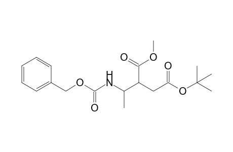 t-Butyl 4-[(benzyloxycarbonyl)amino]-3-(methoxycarbonyl)pentanoate