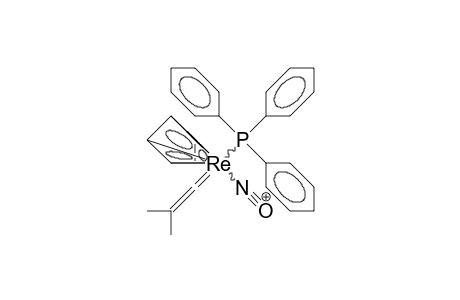 /.eta.-5/-Cyclopentadienyl-nitroso-triphenylphosphino (2,2-dimethyl-vinylidene) rhenium cation
