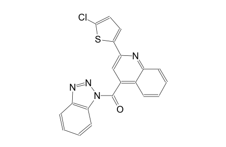 4-(1H-1,2,3-benzotriazol-1-ylcarbonyl)-2-(5-chloro-2-thienyl)quinoline