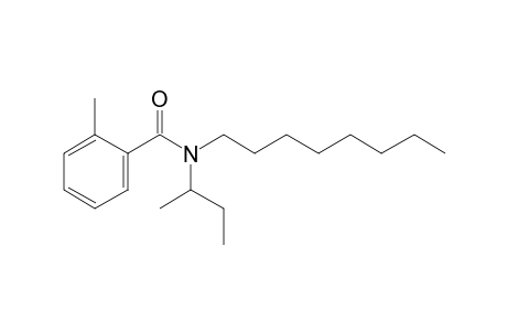 Benzamide, 2-methyl-N-(2-butyl)-N-octyl-