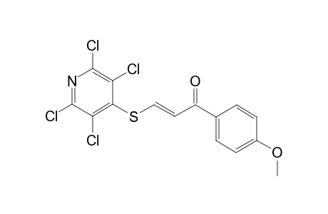 (E)-1-(4-methoxyphenyl)-3-(2,3,5,6-tetrachloropyridin-4-yl)sulfanylprop-2-en-1-one