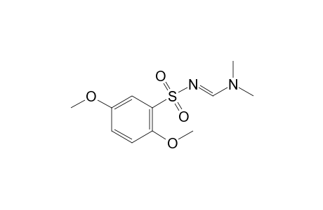 2,5-dimethoxy-N-[(dimethylamino)methylene]benzenesulfonamide