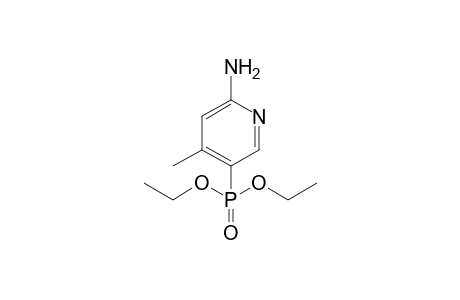 Diethyl 6-amino-4-methylpyridin-3-ylphosphonate