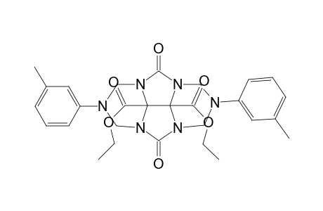 4,8-bis(Ethoxycarbonyl)-1,3 : 5,7-bis[(3'-methylphenylamino)dimethyl]-Glycoluryl