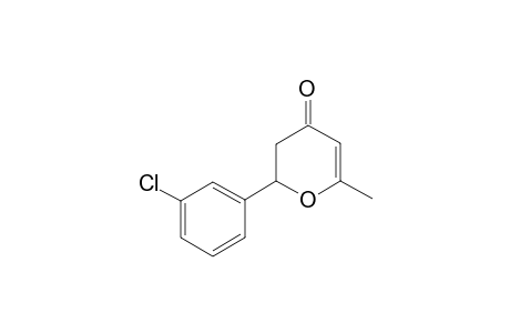 2-(3-Chlorophenyl)-2,3-dihydro-6-methyl-4H-pyran-4-one