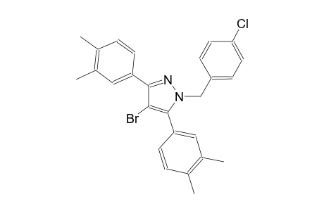 4-bromo-1-(4-chlorobenzyl)-3,5-bis(3,4-dimethylphenyl)-1H-pyrazole