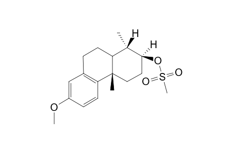 1.beta.,2.alpha.,3,4,4a,9,10,10a.alpha.-octahydro-7-methoxy-1.alpha.,4a.beta.-dimethyl-2.beta.-phenanthrol methanesulfonate