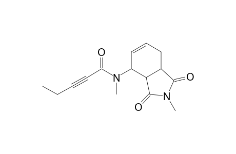 N-(2,3,3a,4,7,7a-Hexahydro-2-methyl-1,3-dioxo-1H-isoindol-4-yl)-N-methylpent-2-ynamide