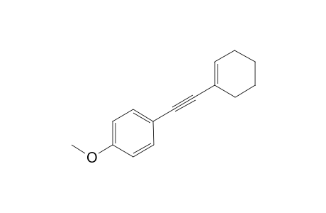1-(Cyclohex-1-en-1-ylethynyl)-4-methoxybenzene