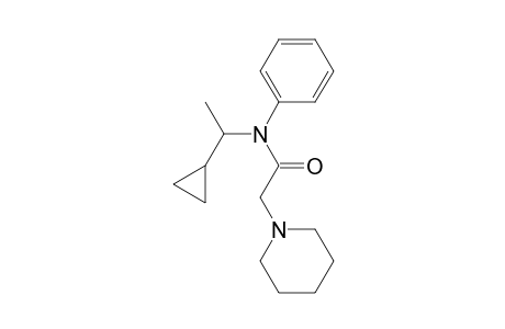 N-(1-Cyclopropyl-ethyl)-N-phenyl-2-piperidin-1-yl-acetamide
