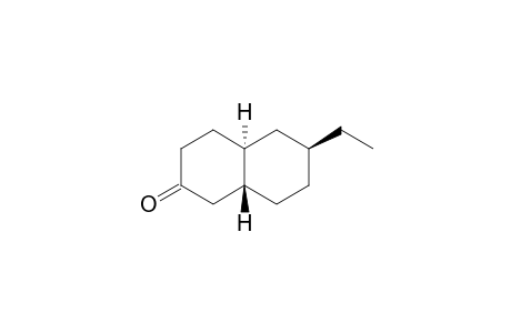 rac-(4aS,6S,8aR)-6-Ethyloctahydronaphthalen-2(1H)-one