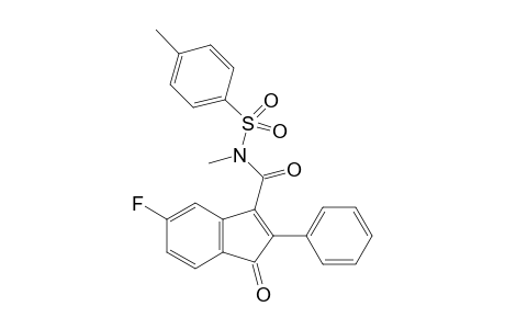 5-fluoro-N-methyl-1-oxo-2-phenyl-N-tosyl-1H-indene-3-carboxamide