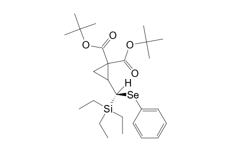 Di-tert-butyl 2-[(phenylseleno)(triethylsilyl)methyl]cyclopropane-1,1-dicarboxylate