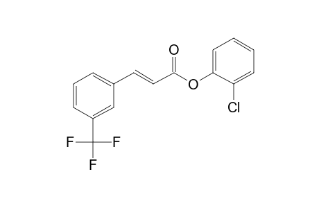 3-Trifluoromethylcinnamic acid, 2-chlorophenyl ester