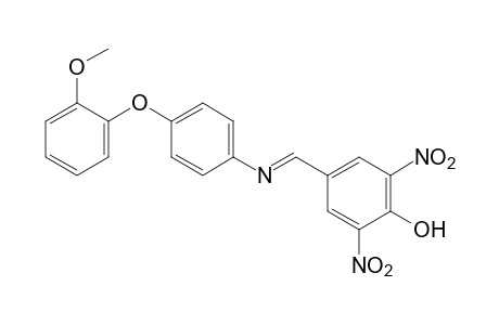 2,6-dinitro-4-{N-[p-(o-methoxyphenoxy)phenyl]formimidoyl}phenol