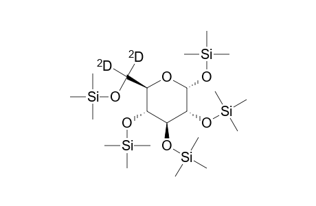 1,2,3,4,6-Penta-O-TMS-.alpha.-D-glucopyranoside-6,6-D2