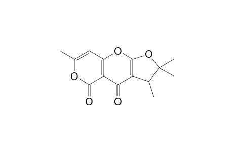 2,2,3,7-Tetramethyl-2,3-dihydro-4H,9H-furo[2,3-b]pyrano[3,4-e]pyran-4,5-dione