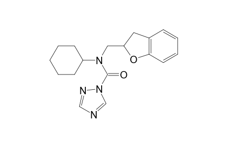 1H-1,2,4-Triazole-1-carboxamide, N-cyclohexyl-N-[(2,3-dihydro-2-benzofuranyl)methyl]-