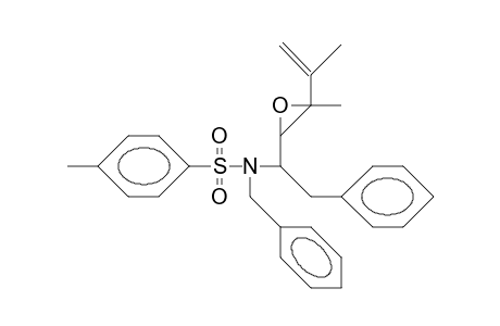 N,N-Benzyl-2-(4-methyl-3,4-epoxy-1-phenyl)-hex-5-enyl-4-toluenesulfonamide