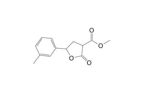2-keto-5-(m-tolyl)tetrahydrofuran-3-carboxylic acid methyl ester