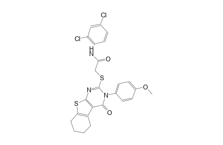 N-(2,4-dichlorophenyl)-2-{[3-(4-methoxyphenyl)-4-oxo-3,4,5,6,7,8-hexahydro[1]benzothieno[2,3-d]pyrimidin-2-yl]sulfanyl}acetamide