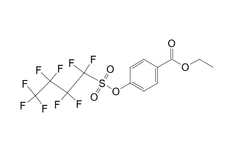 4-(1,1,2,2,3,3,4,4,4-nonafluorobutylsulfonyloxy)benzoic acid ethyl ester