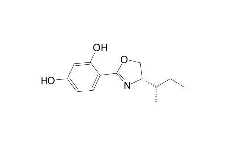 (4S)-4,5-Dihydro-2-(2',4'-dihydroxyphenyl)-4-[(S)-1-methylpropyl]oxazole