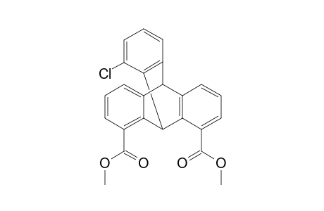 9,10[1',2']-Benzenoanthracene-1,8-dicarboxylic acid, 13-chloro-9,10-dihydro-, dimethyl ester