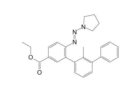 (E)-Ethyl 2'-methyl-6-(pyrrolidin-1-yldiazenyl)-[1,1':3',1''-terphenyl]-3-carboxylate