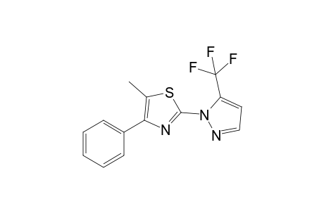 5-Methyl-4-phenyl-2-[5-(trifluoromethyl)-1-pyrazolyl]thiazole