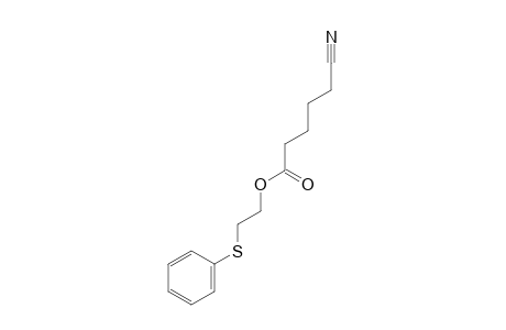 2-(Phenylthio)ethyl 5-cyanopentanoate