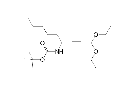 tert-Butyl N-(4,4-Diethoxy-1-pentylbut-2-ynyl)imodocarbonate