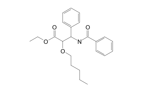 N-Benzoyl-3-phenylisoserine, N-pentyl ester