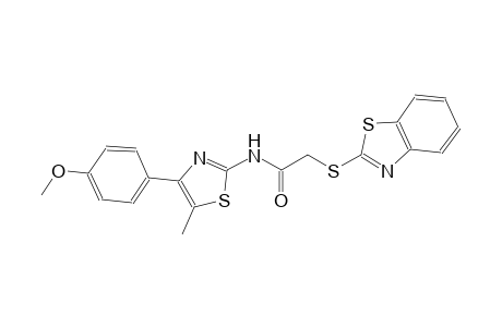 acetamide, 2-(2-benzothiazolylthio)-N-[4-(4-methoxyphenyl)-5-methyl-2-thiazolyl]-