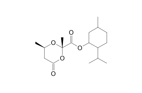 l-Menthyl (2S, 6R)-2,6-dimethyl-4-oxo-1,3-dioxane-2-carboxylate