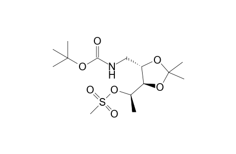 (R)-1-{(4R,5S)-5-[(tert-Butoxycarbonylamino)methyl]-2,2-dimethyl-1,3-dioxolan-4-yl}ethyl methanesulfonate