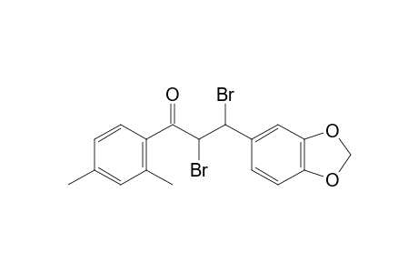 2,3-dibromo-2',4'-dimethyl-3-[3,4-(methylenedioxy)phenyl]propiophenone