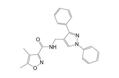 N-[(1,3-diphenyl-1H-pyrazol-4-yl)methyl]-4,5-dimethyl-3-isoxazolecarboxamide