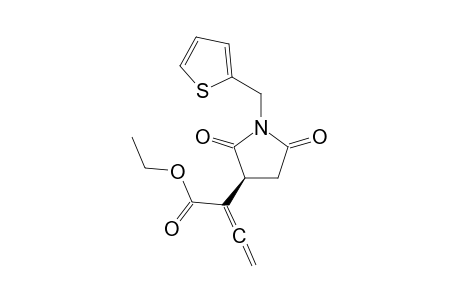 (S)-ethyl 2-(2,5-dioxo-1-(thiophen-2-ylmethyl)pyrrolidin-3-yl)buta-2,3-dienoate