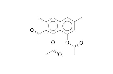 Acetic acid, 8-acetoxy-2-acetyl-3,6-dimethylnaphthalen-1-yl ester