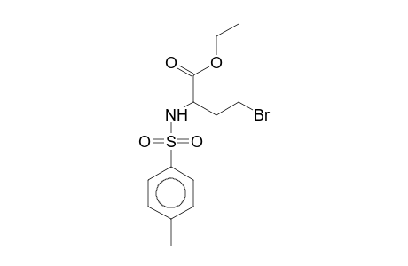 Ethyl 4-bromo-2-([(4-methylphenyl)sulfonyl]amino)butanoate