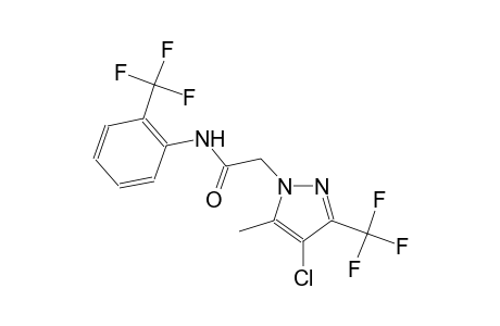 1H-pyrazole-1-acetamide, 4-chloro-5-methyl-3-(trifluoromethyl)-N-[2-(trifluoromethyl)phenyl]-