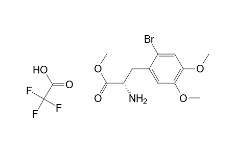 (S)-2-Bromo-4,5-dimethoxyphentlalanine Methyl Ester Hydrotrifluoroacetate