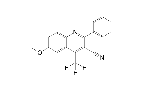 6-Methoxy-2-phenyl-4-(trifluoromethyl)quinoline-3-carbonitrile