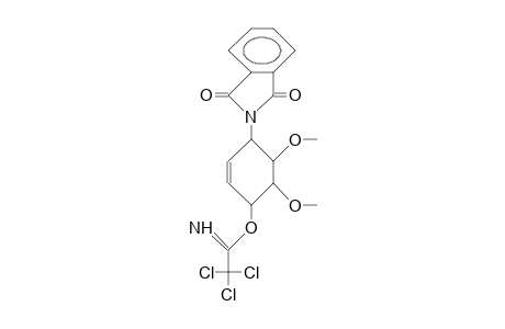 (.+-.)-5c,6T-Dimethoxy-4c-phthalimido-cyclohex-2-enyl trichloro-acetimidate