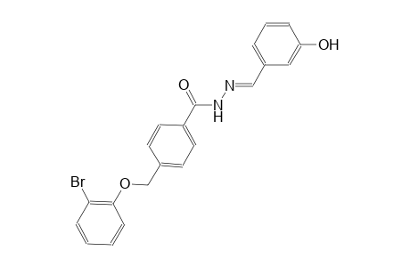 4-[(2-bromophenoxy)methyl]-N'-[(E)-(3-hydroxyphenyl)methylidene]benzohydrazide