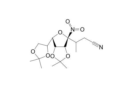 .alpha.-D-manno-4-Nonulo-4,7-furanosononitrile, 2,3,4-trideoxy-3-methyl-5,6:8,9-bis-O-(1-methylethylidene)-4-nitro-, (3.xi.)-